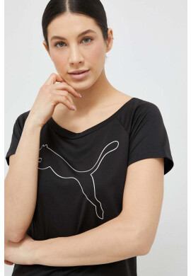 Puma Тениска за трениране Favorite в черно - Pepit.bg