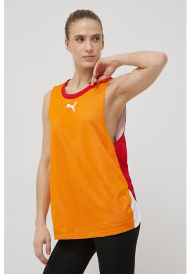 Puma Топ Title Nine 532504 дамски в оранжево - Pepit.bg
