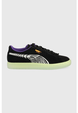 Puma Велурени маратонки Suede Haunted в черно - Pepit.bg