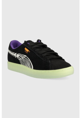Puma Велурени маратонки Suede Haunted в черно - Pepit.bg