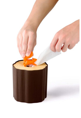 Qualy Дозатор за тоалетна хартия Squirrel Tissue Log - Pepit.bg
