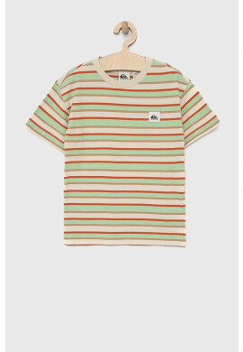 Quiksilver Детска памучна тениска с десен - Pepit.bg