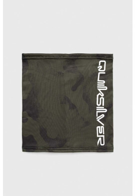 Quiksilver Кръгъл шал Misty мъжки в зелено с десен - Pepit.bg