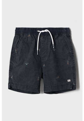 Quiksilver Къс панталон в черно меланж на - Pepit.bg