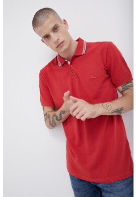 Quiksilver Памучна тениска с яка - Pepit.bg