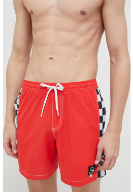 Quiksilver Плувни шорти в червено - Pepit.bg