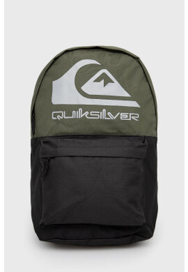 Quiksilver Раница мъжка в зелено голям размер с принт - Pepit.bg