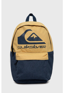 Quiksilver Раница мъжка в жълто голям размер с принт - Pepit.bg