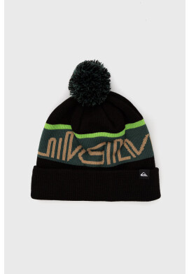 Quiksilver Шапка в черно с фина плетка - Pepit.bg