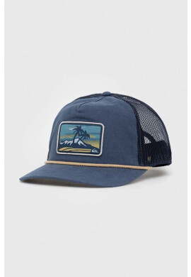 Quiksilver Шапка с козирка в синьо с апликация - Pepit.bg
