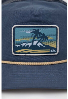 Quiksilver Шапка с козирка в синьо с апликация - Pepit.bg