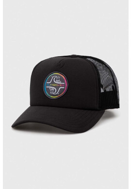 Quiksilver Шапка с козирка в черно с апликация - Pepit.bg