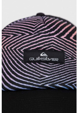 Quiksilver Шапка с козирка в черно с изчистен дизайн - Pepit.bg