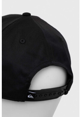 Quiksilver Шапка с козирка в черно с изчистен дизайн - Pepit.bg