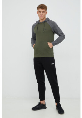 Quiksilver Суичър в зелено меланж на - Pepit.bg