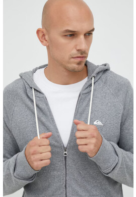 Quiksilver Суичър в сиво с изчистен дизайн - Pepit.bg