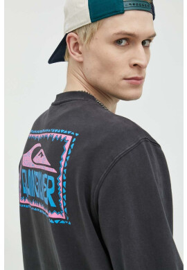 Quiksilver Суичър в сиво с принт - Pepit.bg
