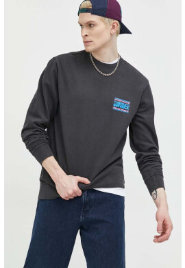 Quiksilver Суичър в сиво с принт - Pepit.bg