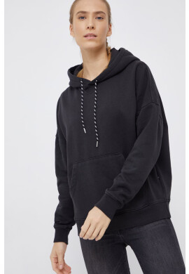 Quiksilver Суичър дамски в черно с принт - Pepit.bg