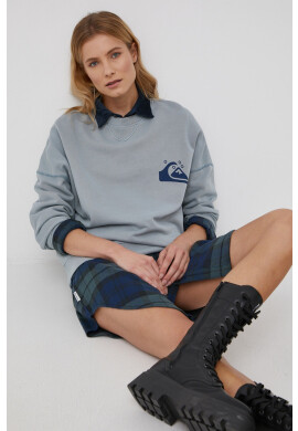 Quiksilver Суичър дамски с изчистен дизайн - Pepit.bg