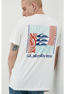 Quiksilver Тениска в синьо с принт - Pepit.bg