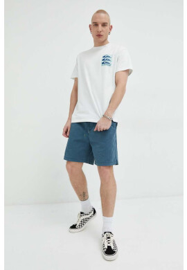 Quiksilver Тениска в синьо с принт - Pepit.bg