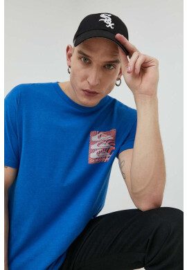 Quiksilver Тениска в синьо с принт - Pepit.bg
