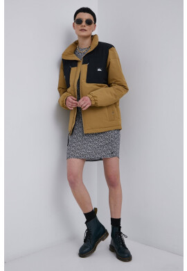 Quiksilver Яке дамско в зелено със зимна изолация - Pepit.bg