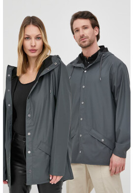 Rains Яке 12010 Jacket в сиво с преходна изолация - Pepit.bg