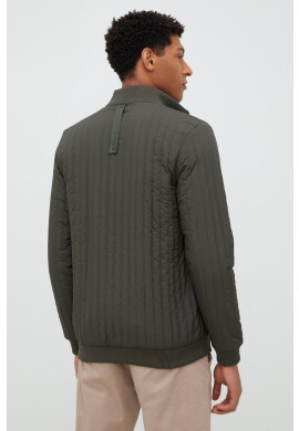Rains Яке бомбър 18300 Liner High Neck Jacket в зелено с преходна изолация - Pepit.bg