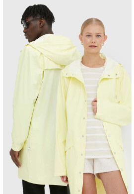 Rains Непромокаемо яке 12020 Long Jacket в жълто с преходна изолация - Pepit.bg