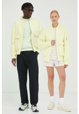 Rains Непромокаемо яке 15530 Fuse Bomber Jacket в жълто с преходна изолация - Pepit.bg