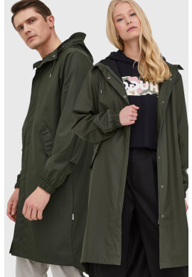 Rains Непромокаемо яке 18140 Fishtail Parka в зелено с преходна изолация - Pepit.bg