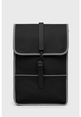 Rains Раница 14080 Backpack Mini Reflective в черно голям размер с изчистен дизайн - Pepit.bg