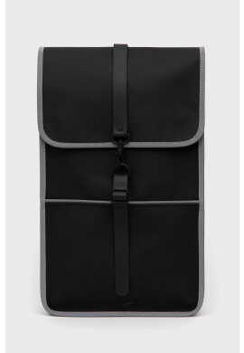 Rains Раница 14090 Backpack Reflective в черно голям размер с изчистен дизайн - Pepit.bg
