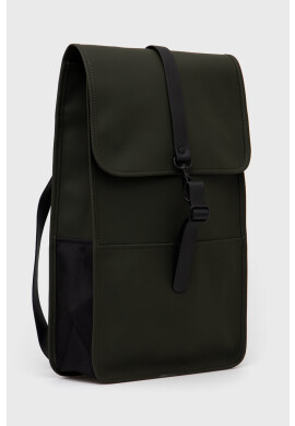 Rains Раница 12200 Backpack в зелено голям размер с изчистен дизайн - Pepit.bg