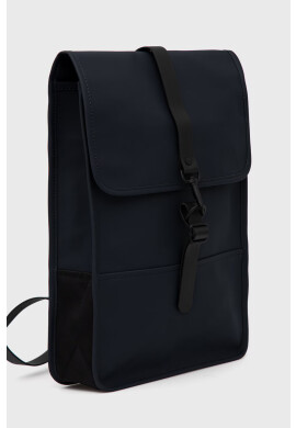 Rains Раница 12800 Backpack Mini в тъмносиньо голям размер с изчистен дизайн - Pepit.bg