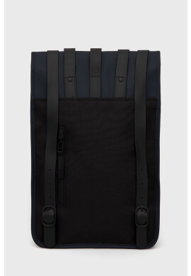 Rains Раница 12800 Backpack Mini в тъмносиньо голям размер с изчистен дизайн - Pepit.bg