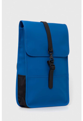 Rains Раница 12800 Backpack Mini в синьо голям размер с изчистен дизайн - Pepit.bg