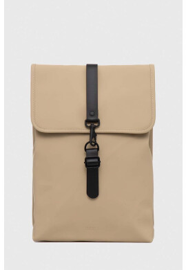 Rains Раница 13400 Rucksack в бежово голям размер с изчистен дизайн - Pepit.bg
