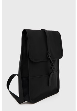 Rains Раница 13660 Backpack Micro в черно голям размер с изчистен дизайн - Pepit.bg