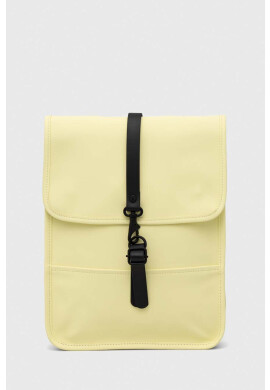 Rains Раница 13660 Backpack Micro в жълто голям размер с изчистен дизайн - Pepit.bg