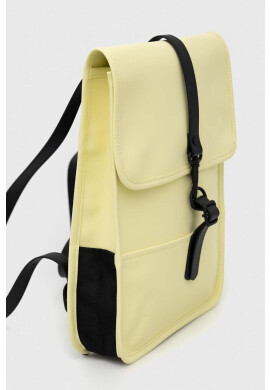 Rains Раница 13660 Backpack Micro в жълто голям размер с изчистен дизайн - Pepit.bg
