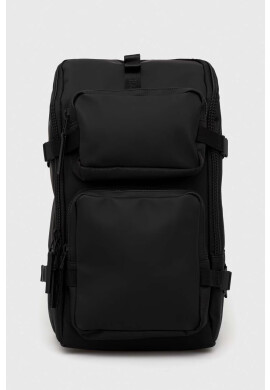Rains Раница 13800 Trail Cargo Backpack в черно голям размер с изчистен дизайн - Pepit.bg