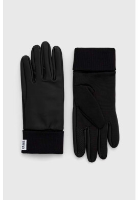 Rains Ръкавици 16720 Gloves в черно - Pepit.bg