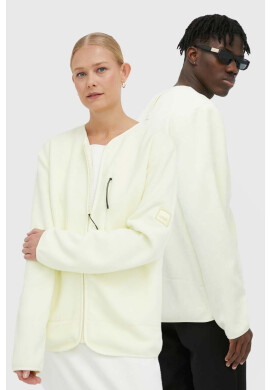 Rains Суичър 18520 Fleece Jacket в жълто - Pepit.bg
