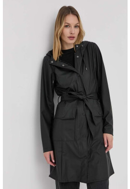 Rains Яке 18130 Curve Jacket дамско в черно с преходна изолация - Pepit.bg