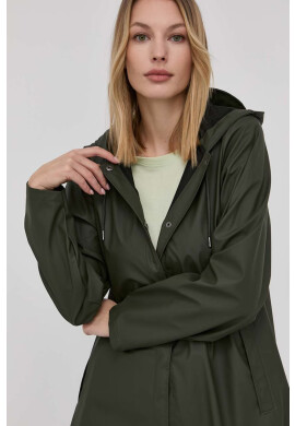 Rains Яке 18340 A-line Jacket дамско в зелено с преходна изолация - Pepit.bg