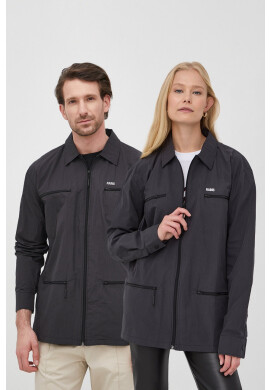 Rains Яке 18690 Woven Shirt в черно с преходна изолация - Pepit.bg