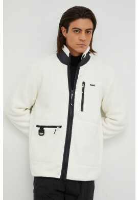 Rains Яке 18420 Heavy Fleece Jacket в бяло с преходна изолация - Pepit.bg